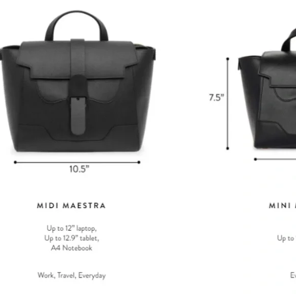 Senreve black midi maestro bag - Picture 11 of 11